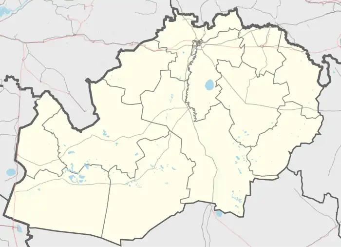 Комсомольское на карте