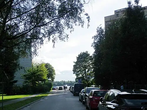 Вид в сторону реки