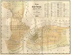 Карта Пернова 1889 года
