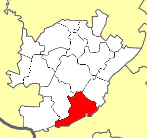 Качегановский сельсовет на карте