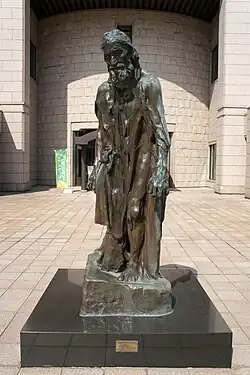 Эсташ де Сен-Пьер. Скульптура Огюста Родена. Художественный музей Кагосимы, Кагосима, Япония.