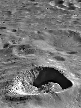 Снимок зонда Кагуя.