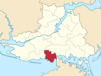 Каланчацкий район на карте