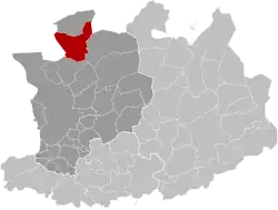 Расположение муниципалитета на карте провинции