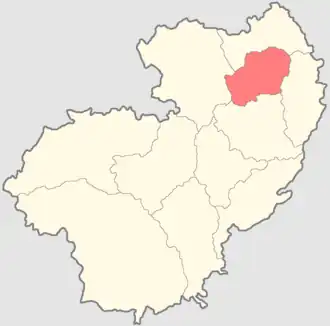 Малоярославецкий уезд на карте