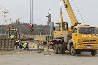 Автокран на шасси КАМАЗ-65115