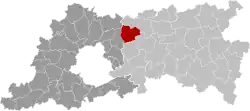 Расположение муниципалитета на карте провинции