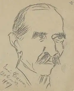 На шарже, приписываемом Э. Карузо