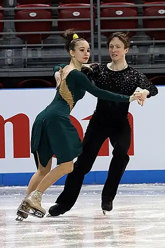 Сидоренко Карина и Максим Еленич на чемпионате мира среди юниоров (2018)