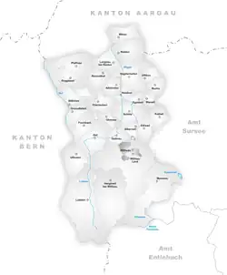 Виллизау-Штадт на карте