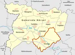 Хёрзельгау на карте общины