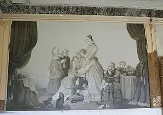 Росписи в дамской комнате