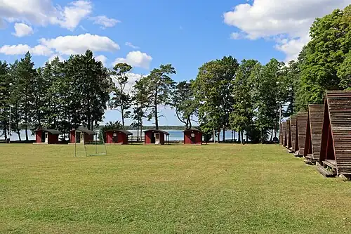 Кемпинг в Каруярве в августе 2020 года