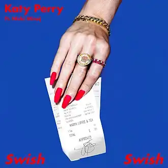 Обложка сингла Кэти Перри при участии Ники Минаж «Swish Swish» (2017)