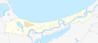 Каугури на карте Юрмалы