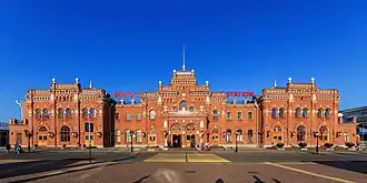 Здание вокзала станции