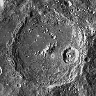 Снимок зонда Lunar Reconnaissance Orbiter.