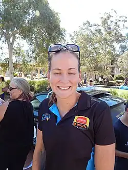 Кили Фролинг в форме «Канберра Кэпиталз» (19 февраля 2019 года)