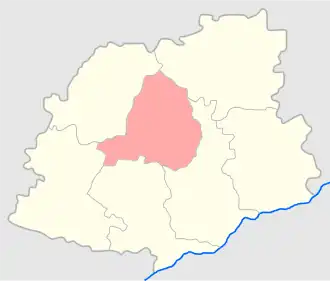 Андреевский уезд на карте