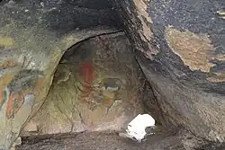 Внутри пещеры Кенесары