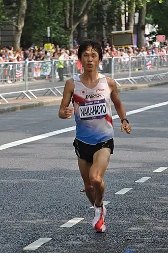 На олимпийском марафоне в Лондоне