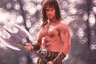 Кевин Сорбо в роли Кулла в фильме «Кулл-завоеватель»