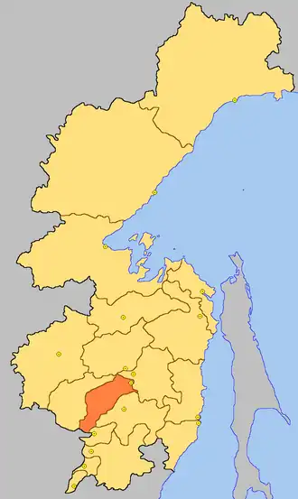 Амурский район на карте