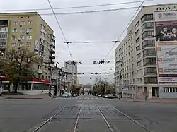 Вид улицы у пересечения с улицей Муравьева-Амурского