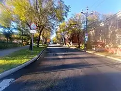 Вид переулка от улицы Тургенева