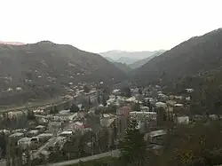 река Чхеримела в посёлке городского типа Харагаули