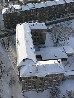 Зимняя школа сверху