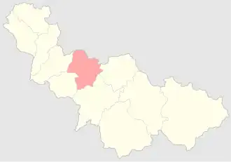 Харьковский уезд на карте