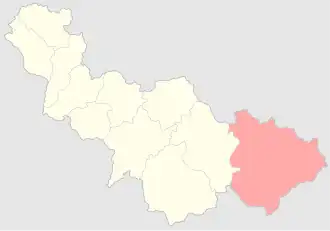 Старобельский уезд на карте