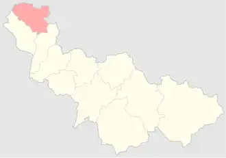 Сумский уезд на карте