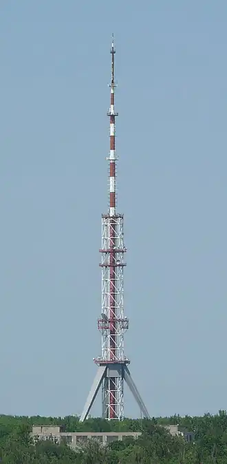 Харьковская телебашня в 2007 году