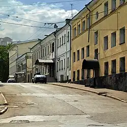 Хлебников переулок. Вид от Андроньевского проезда.