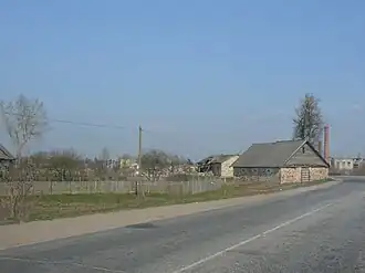 Кикерино. Поворот на автодороге Гатчина — Ополье