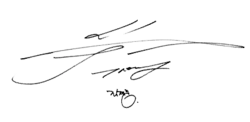 Изображение автографа