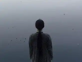 Кимсуджа, кадр из видео «Стирающая женщина» (2000)