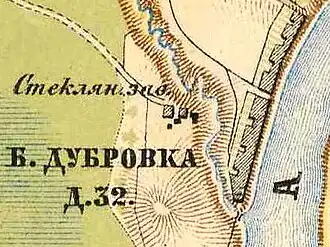 Стеклянный завод. 1885 год