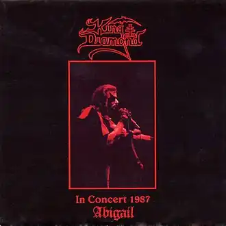 Обложка альбома King Diamond «In Concert 1987: Abigail» (1991)