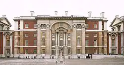 Корпус Короля Уильяма. Морской госпиталь в Гринвиче. Западный фасад