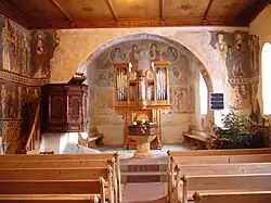 Внутреннее убранство костёла