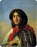 Портрет цыганки, 1851