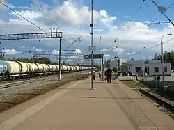 Платформа, вид в направлении Будогощи