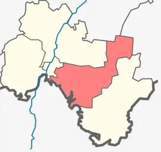 Пчёвжинское сельское поселение на карте