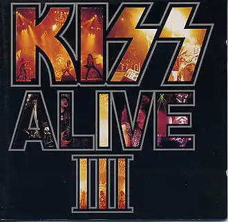 Обложка альбома Kiss «Alive III» (1993)