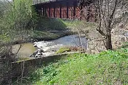 Липня под железнодорожным мостом севернее Першутино