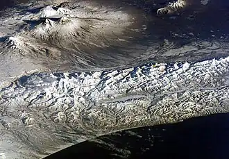 Ключевской вулкан. 2002 (НАСА)