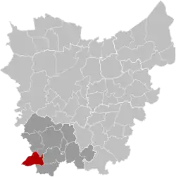 Расположение муниципалитета на карте провинции
